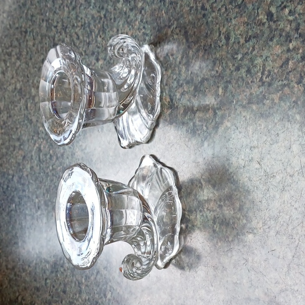 Home Cornucopia Candlesticks 1 Pair Vintage